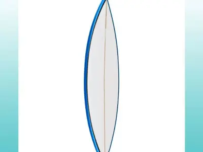 Surfboard Shortboard Performance 3D model