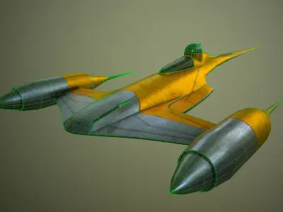 naboo n1 star wars Low-poly 3D model