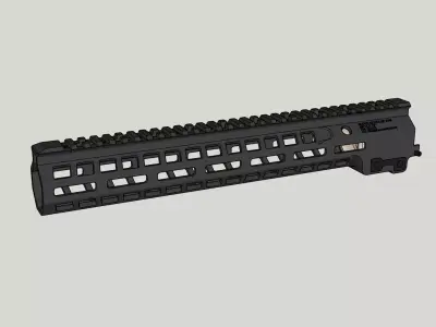 Mk14 M-Lok Rail for AR15 3D model