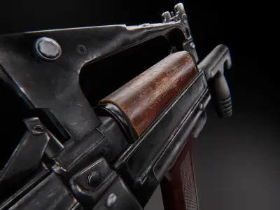 AAA GROZA Game Ready PBR Low-poly 3D model