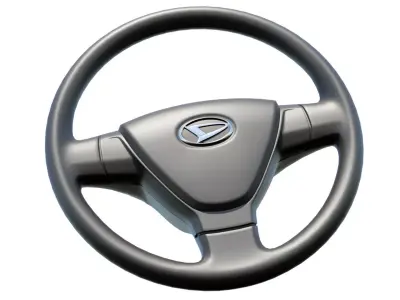 Daihatsu Steering Wheel Low-poly 3D model