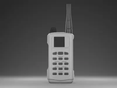 Transceiver walkie talkie 3D model