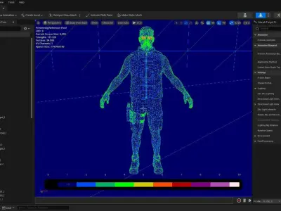 Casual Soldier 24 Low-poly 3D model