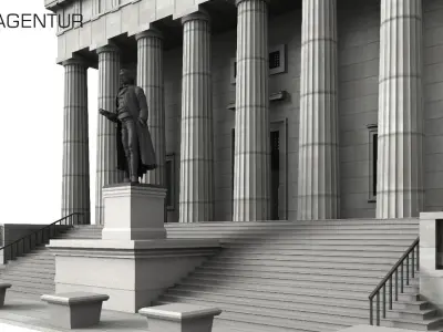 Federal Hall New York - 3D Building Models 3D model