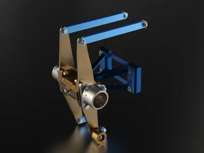 P-51D Mustang Elevator Horn Assembly Fus Sta 305-996 3D print model