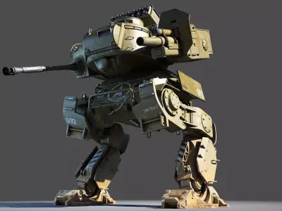 Mech-Tank USA-1 3D model
