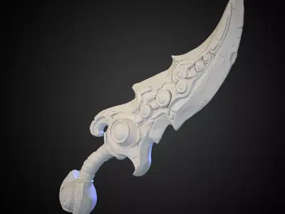 Stylized Sword 11 3D model