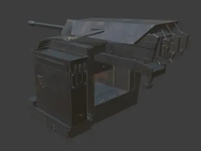 Sarp Weapon System Sarp Silah Sistemi Low-poly 3D model