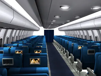 Interior plane 3 3D model