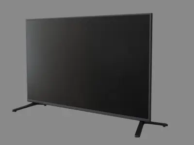 Flat Screen Television Free low-poly 3D model