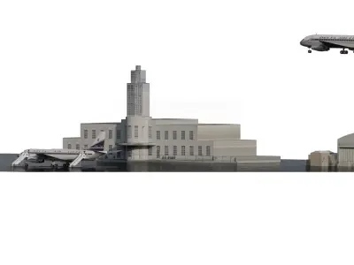 Delta Airlines Convair 880  and Douglas DC 8 11 3D model