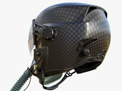 AV 2 NGFWH LIFT Airborne Pilot Helmet 3D model