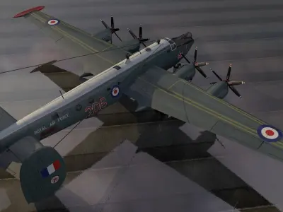 Avro 716 Shackleton MR3 3D model