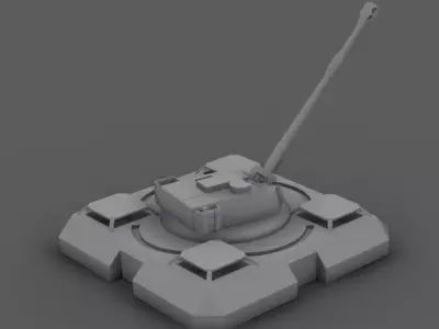 RTS Fire Base 3D model