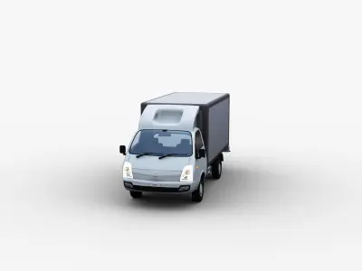 Hyundai Porter H100--2024 Low-poly 3D model