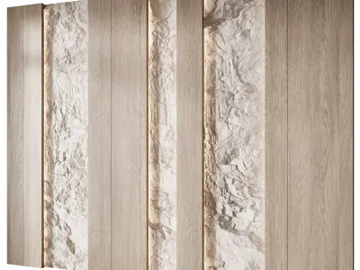 Wall 3d panel 08 Free 3D model