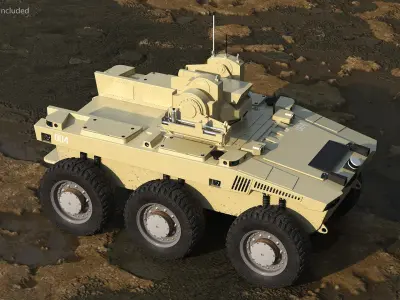 Military Robot Scout 3D model
