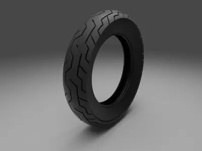 MOTO tire DV4 highpoly non brand 3D model