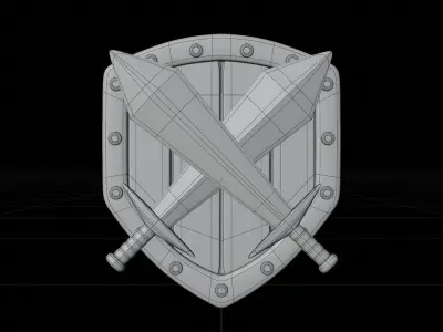 Bronze Tier 3D Illustration 3D model