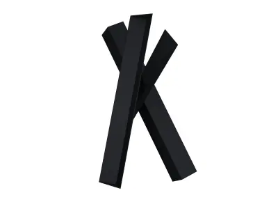 Anti-tank Obstacle v1 001 Low-poly 3D model