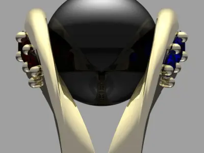 Rendering Anello D Free 3D model