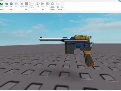 Mauser C96 Low-poly 3D model