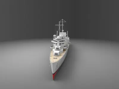 USS New Orleans 3D model