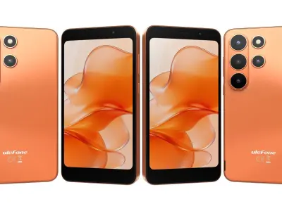 Ulefone Note 22 All Colors 3D model