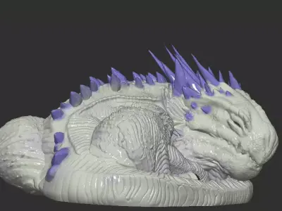 Baby Shimo-Inspired Monster 3D print model