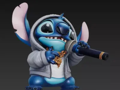 Stitch - Rap 3D print model