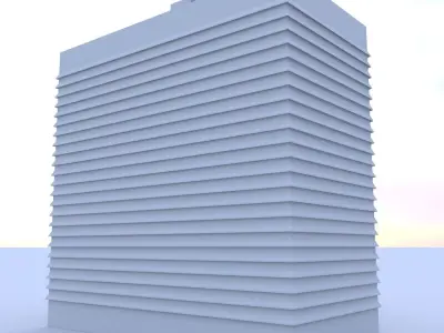 Sky Touch Hotel 3D model