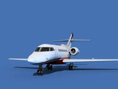 Hawker Siddley 1000 V11 3D model