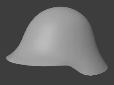 M1934 Spanish Helmet Low-poly 3D model