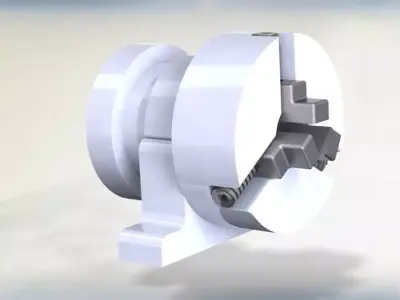 3 Jaw independent Chuck Free 3D model