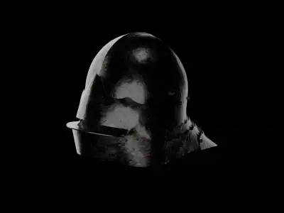 Sallet - Schaller Helmet 3D model
