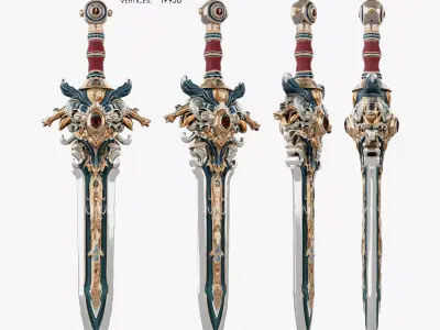 Crownblade 3D model