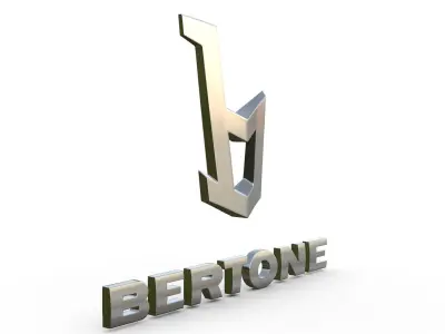 bertone logo 3D model