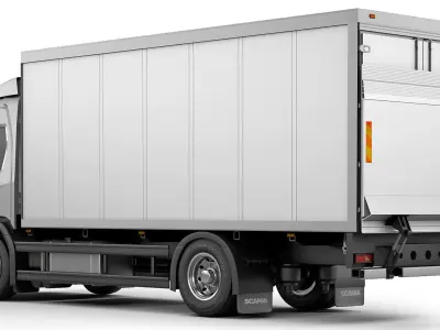 Truck P500 lorry truck 2018 3D model