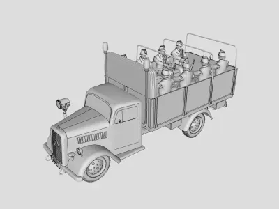 Berlin Police 3D model