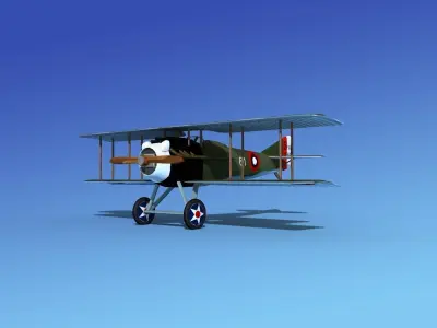 SPAD VII 3D model