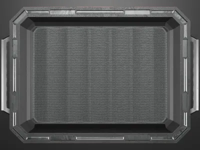 Sci-Fi Box - Case Low-poly 3D model