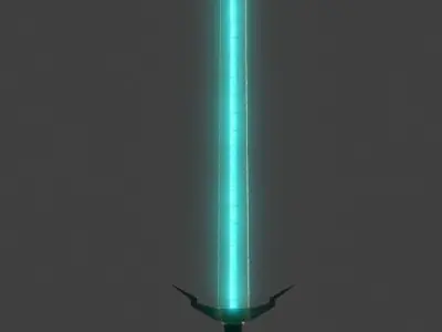 viking sword  Low-poly 3D model get