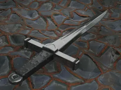 Dagger - Dolch Free 3D model