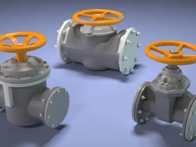 Industrial Kitbash 4 - 70 pieces 3D model