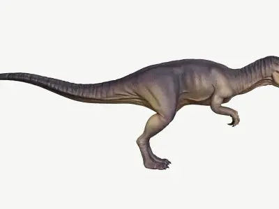 Baryonyx dinosaur Low-poly 3D model