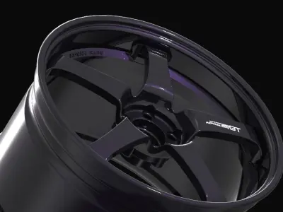 ADVAN RACING GT Series - Flat Design 3D model