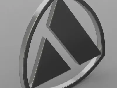 autobianchi logo 3D model