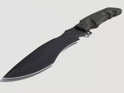 Military Knife 01 3D model