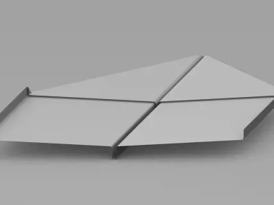 Paper Plane - Glider 3D model