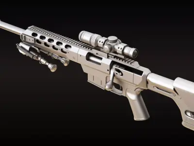 Tac 21 Sniper Rifle 3D model